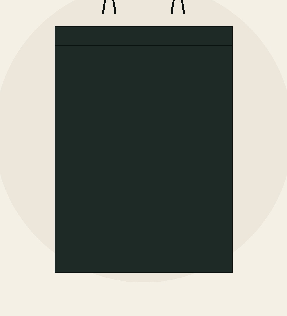 Shopping Paper Bags handle and fold detail